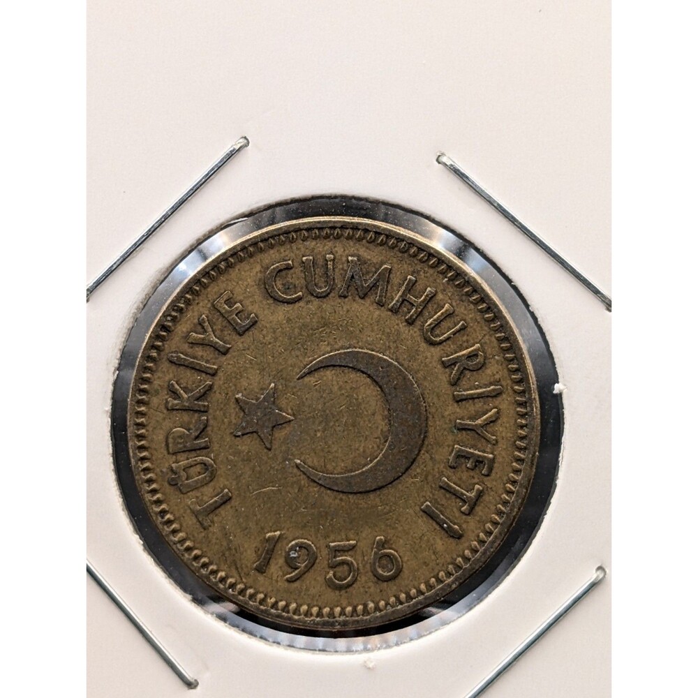Turkey 25 Kuruş – 1956 – Circulated Mid‑Century Coin